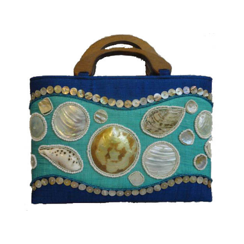 Shell handbags beach bags nautical fashion