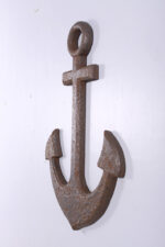 39" Iron Finish Anchor Wall Mount Figure - Over 3 Feet high! - Image 7