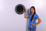 Antique Porthole Mirror Replica Verde Bronze Finish - Image 5