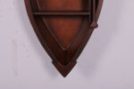 35"l Wooden Canoe Boat Wall Mount Shelf - Hang Vertically or Horizontally! - Image 4