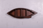 35"l Wooden Canoe Boat Wall Mount Shelf - Hang Vertically or Horizontally! - Image 7