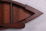 35"l Wooden Canoe Boat Wall Mount Shelf - Hang Vertically or Horizontally! - Image 9