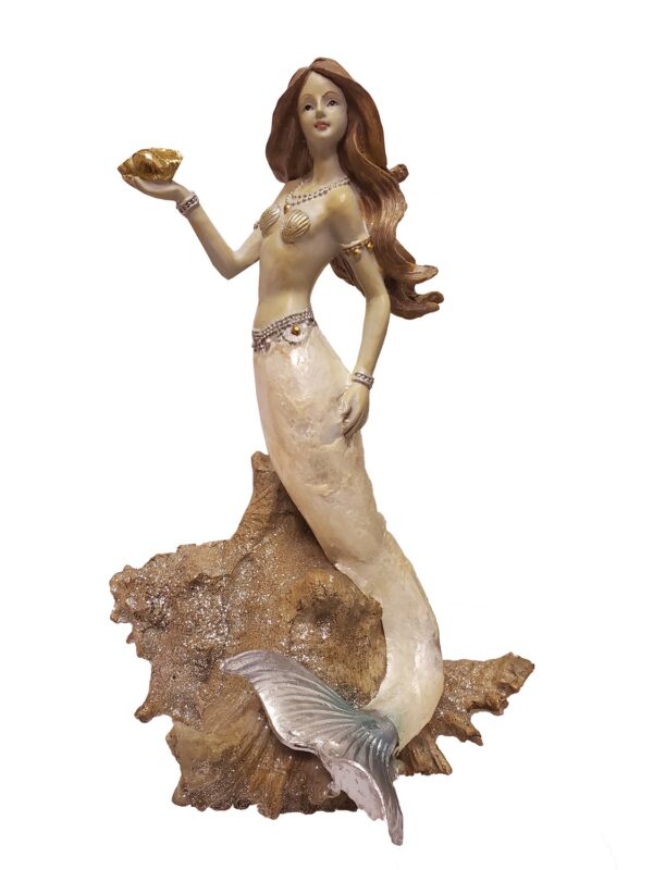 Capiz Vintage Mermaid Figurine