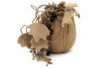 Burlap Rope Pumpkin, Medium