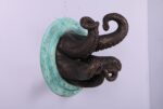 16" Under the Sea Octopus Shipwreck and Imperial Bronze Finish Wall Sculpture - Image 2
