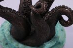 16" Under the Sea Octopus Shipwreck and Imperial Bronze Finish Wall Sculpture - Image 5