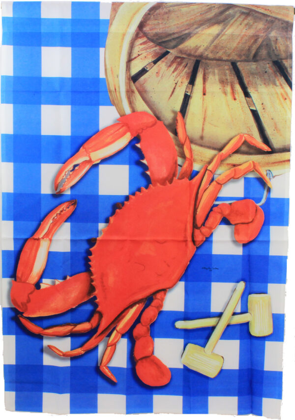 46" All Weather Red Crab Large Flag