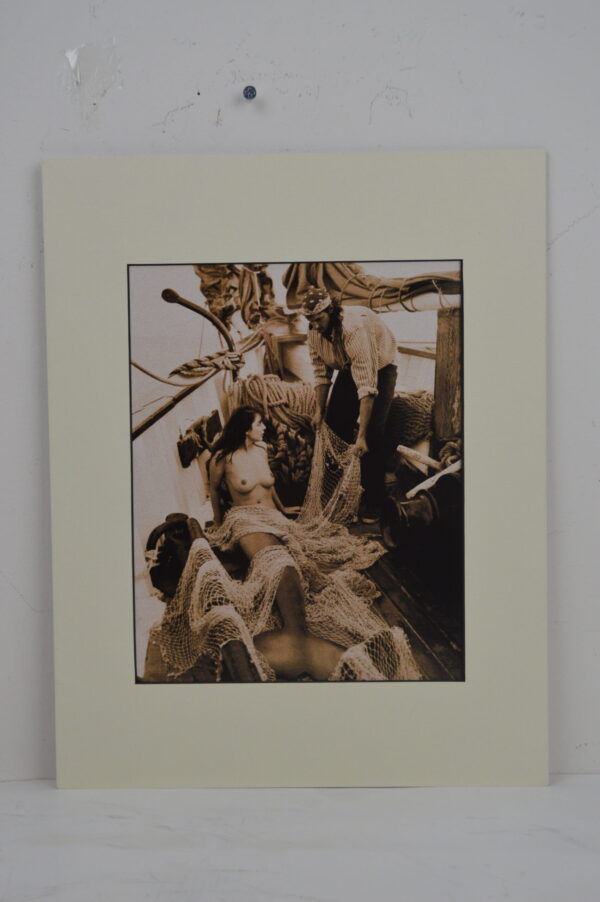 Shipwrecked 11"L x 14"H Matted Print