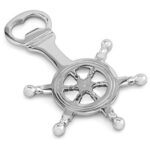 Ship Wheel Bottle Opener Nickel