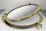24” Solid Brass Wall Mount Porthole Mirror - Image 3