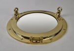 12” Solid Brass Wall Mount Porthole Mirror - Image 2