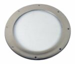 12” Nickel Finish over Solid Brass Deadlight Porthole Window
