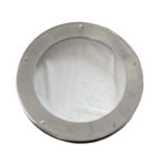 16”Dia Nickel Finish over Solid Brass Deadlight Window with 1.5" Flange - Image 2