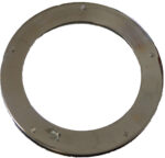 16”Dia Nickel Finish over Solid Brass Deadlight Window with 1.5" Flange - Image 3