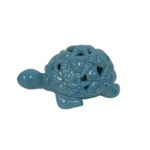 Fancy That 8" Light-Up Ceramic Sea Shell Turtle Figurine