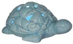 Fancy That 8" Light-Up Ceramic Sea Shell Turtle Figurine - Image 3