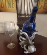Octopus Wine Bottle Holder (Silver) - Image 3