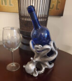 Octopus Wine Bottle Holder (Silver) - Image 4