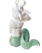 Sitting Mermaid Ornament (Mint) - Image 3