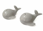 Whale Salt and Pepper Shaker Set