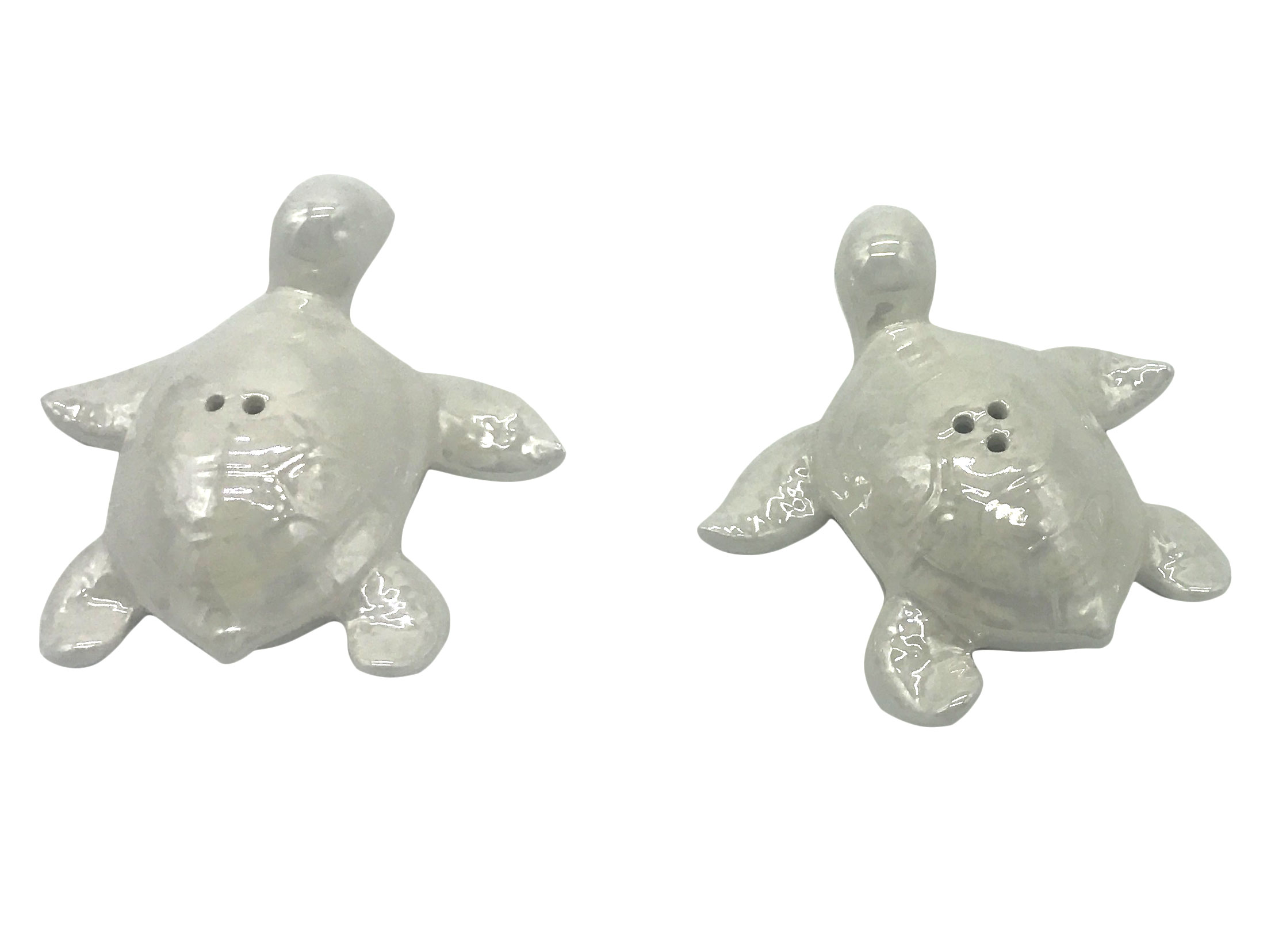 FT074-1 Sea Turtle Ceramic Salt and Pepper Shaker Set - Image 1