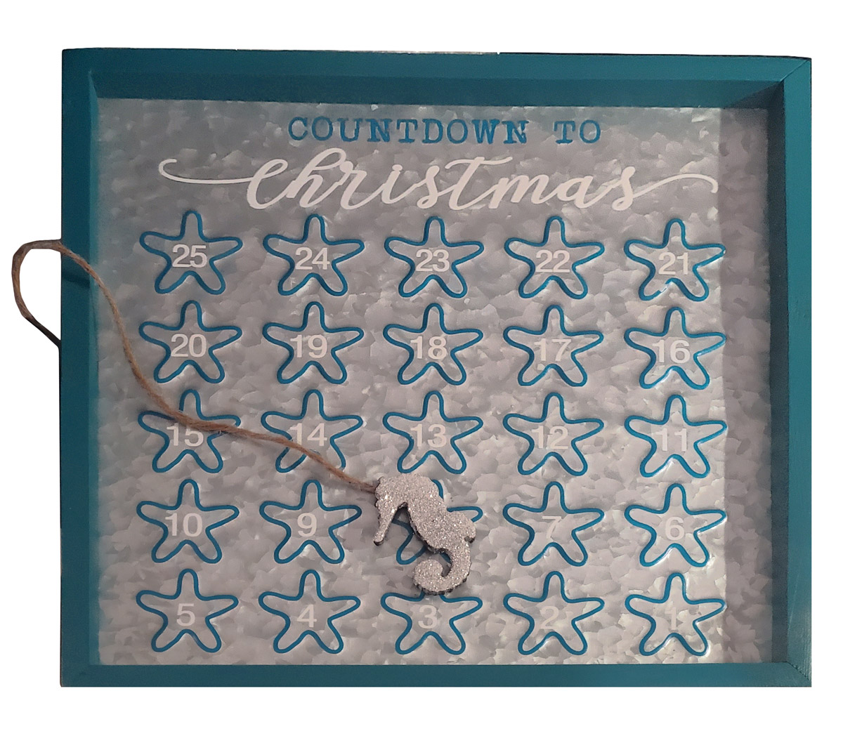 FT118-1 Fancy That Count Down to Christmas Nautical Magnetic Board - Image 1