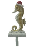 Seahorse Standing Stocking Holder Christmas Décor