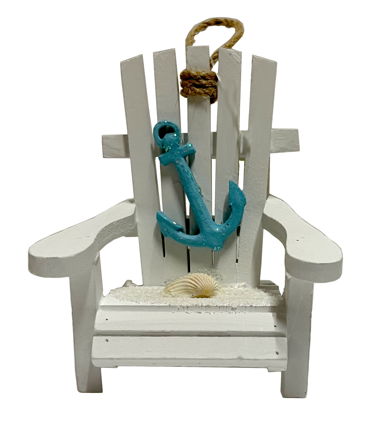 FT169 Distressed Beach Chair Hanging Ornament - Image 1