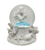Mermaid Water Globe on Base