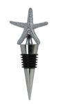4.5" Chromed Steel Starfish Bottle Topper