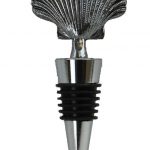 4.5" Chromed Steel Scallop Bottle Topper