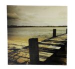 11" Half Pier Stretched Canvas Print - Hanging Wall Art