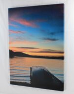 27.5" Boat at Sunset Stretched Canvas Print - Hanging Wall Decor - Image 2