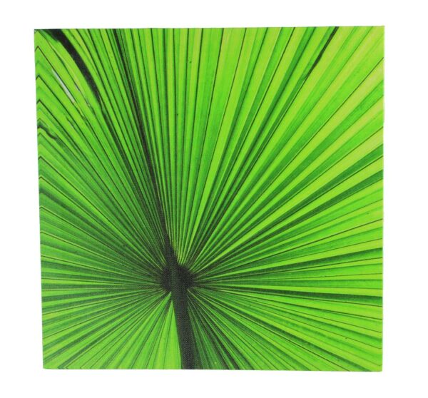 11" Canvas Leaf Print - Hanging Wall Decor