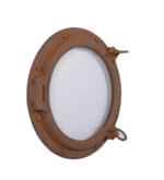 20” Rust Finish Porthole Window Non-Opening - Image 4