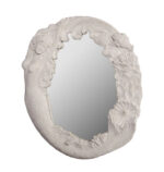 Mermaid Reef Mirror 26" Roman Stone Finish Wall Decor