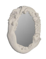 Mermaid Reef Mirror 26" Roman Stone Finish Wall Decor - Image 2