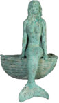 Mermaid Sitting on a Boat 3D Wall Sculpture Shipwreck