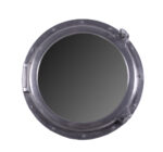 30" Porthole Mirror Aluminum Finish Wall Mount