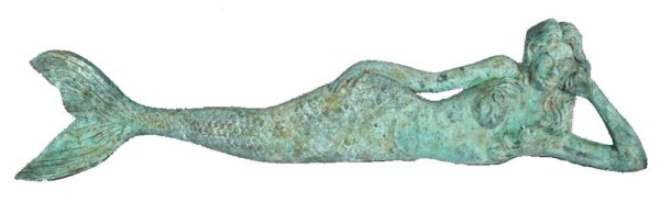 Dreamy The Lying Mermaid Large Sculpture Shipwreck Finish