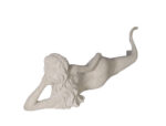 Dreamy The Lying Mermaid Large Sculpture Roman Stone Finish - Image 4