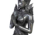 Teppanom Female 28.5”H Figure Aluminum Finish