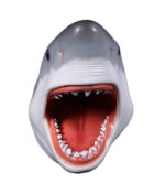 X Large Great White Shark's Head 30"L Wall Mount Figure - Image 4