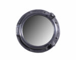 20” Porthole Mirror Aluminum Finish Wall Mount
