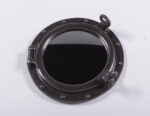 Porthole Mirror Iron Finish Wall Mount 12 Inch Diameter - Image 2