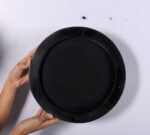 Porthole Mirror Iron Finish Wall Mount 12 Inch Diameter - Image 3