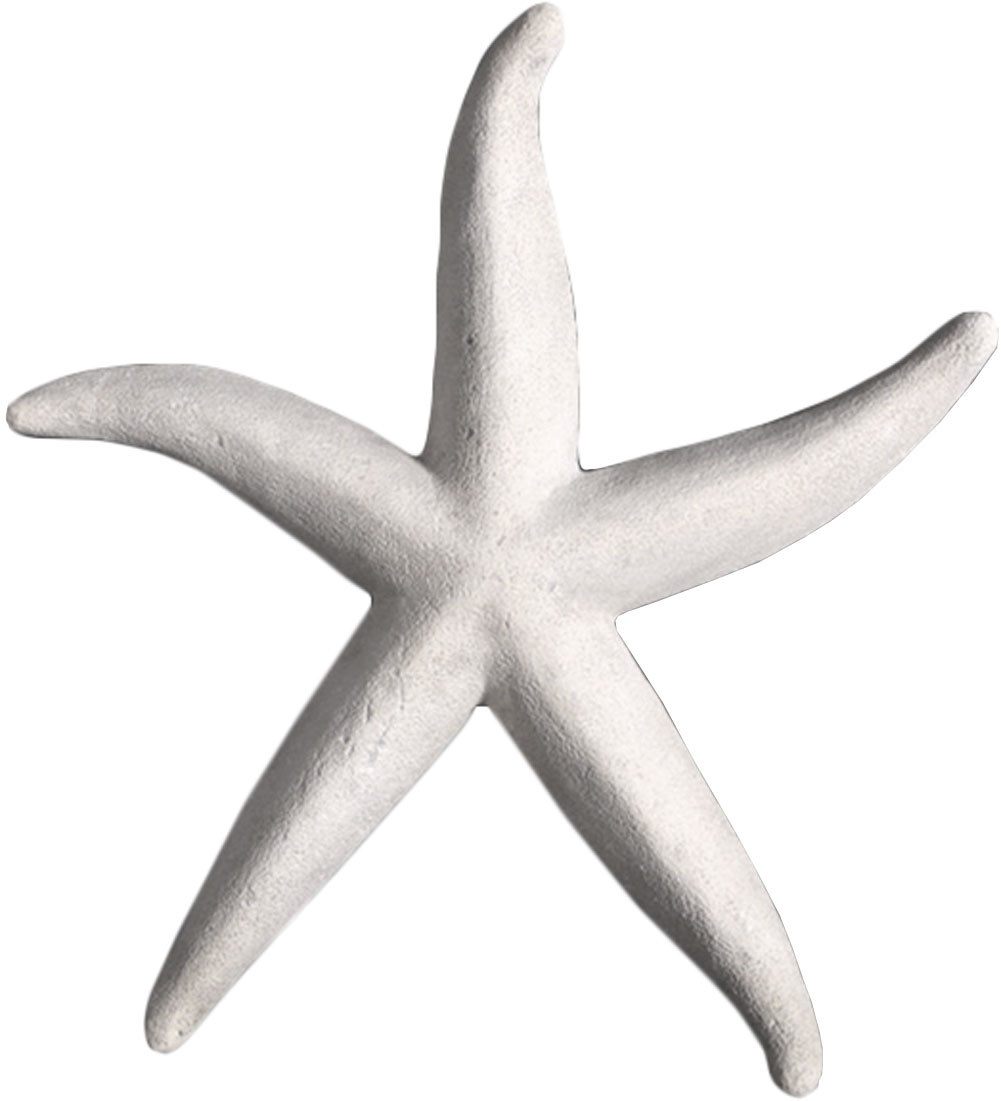 HX255-1 Starfish Figure Roman Stone Finish 23.25” Wall Mount Decor - Image 1