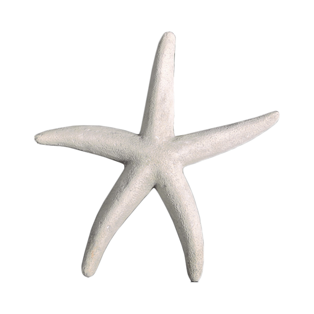 HX257-1 Starfish Figure Roman Stone Finish Small 11.25” Wall Mount Decor - Image 1