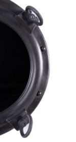 Porthole Mirror Iron Finish Wall Mount 16 Inch Frame - Image 5