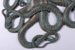 Awesome Octopus Large Wall Art Sculpture Figure Verde Bronze Finish 32 Inch - Image 4